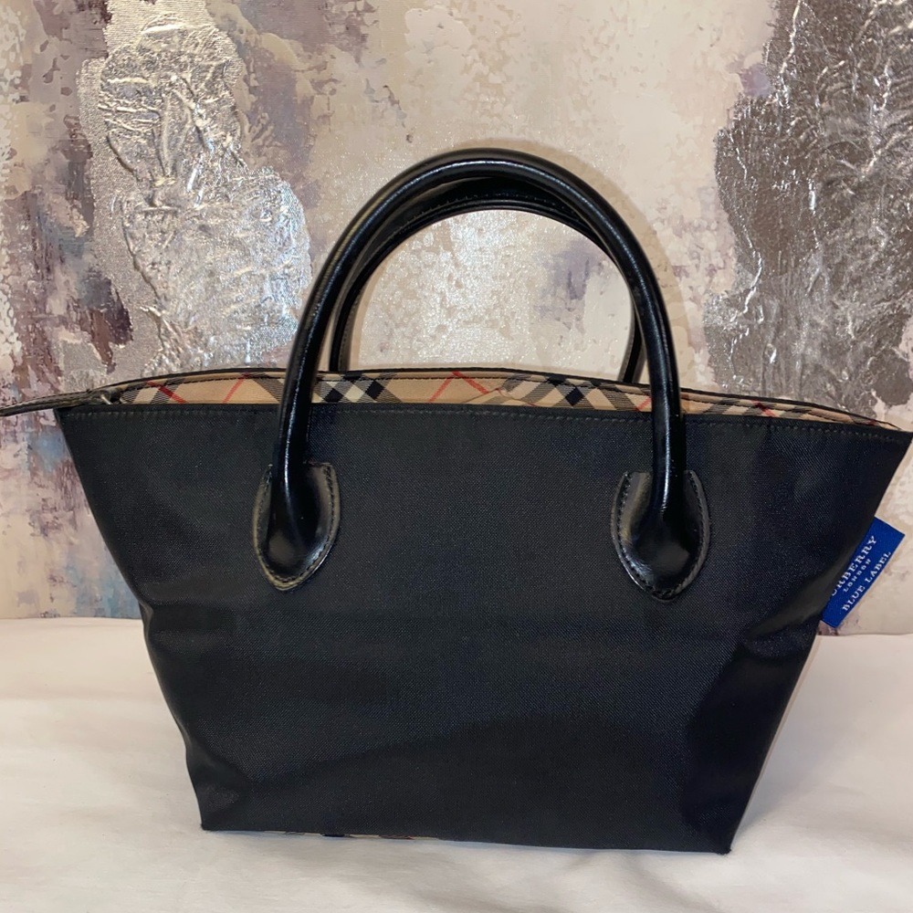 Authentic Burberry Blue Label Small Tote Purse